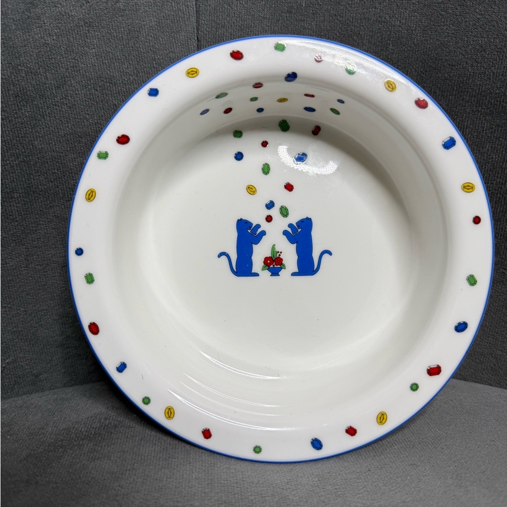 Cartier Vintage 1988 “La Maison Des Enfants” collectible bowl
